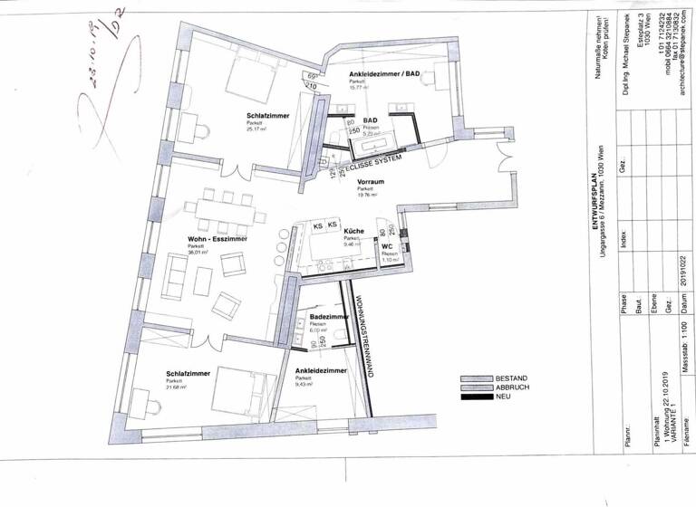 Studio zur Miete 3.850 € 5 Zimmer 130 m² EG wien 1030