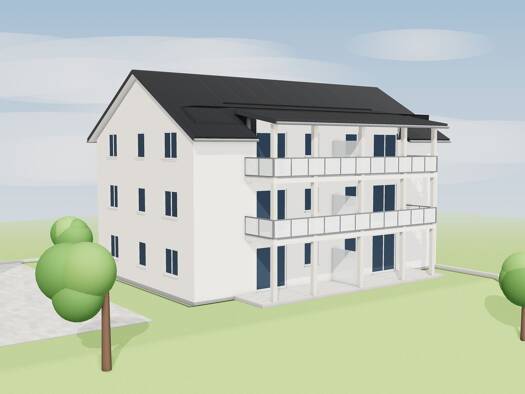 Terrassenwohnung zur Miete 1.115 € 3 Zimmer 58,6 m² Geschoss EG/1 frei ab 01.01.2027 Ziemetshausen Ziemetshausen 86473