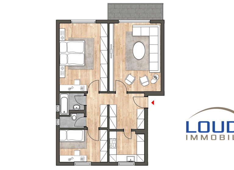 Wohnung zum Kauf 328.000 € 3 Zimmer 73,2 m² 2. Geschoss Wiehre Freiburg im Breisgau 79100