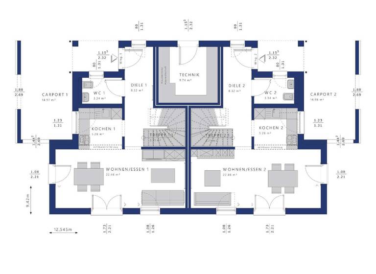 Haus zum Kauf provisionsfrei 985.630 € 6 Zimmer 192 m² 689 m² Grundstück Bornstedt Potsdam 14469