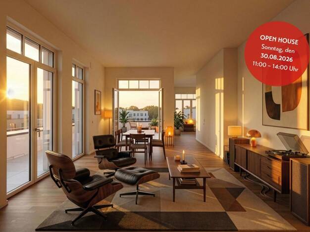 Penthouse zum Kauf - Neubau 965.000 € 3 Zimmer 110,9 m² 3. Geschoss frei ab sofort Georg-Hermann-Allee Bornstedter Feld Potsdam 14469