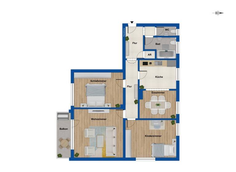 Wohnung zum Kauf 334.000 € 4 Zimmer 120 m² Katzwang Nürnberg 90453