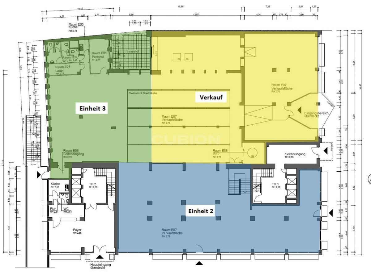 Büro-/Praxisfläche zur Miete provisionsfrei 15,90 € 140 m²<br/>Bürofläche ab 140 m²<br/>Teilbarkeit Huyssenallee 82-88 Südviertel Essen 45128