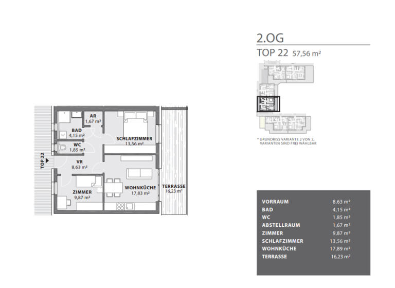 Wohnung zum Kauf - Erstbezug provisionsfrei 235.996 € 3 Zimmer 57,6 m² Fürstenfeld 8280
