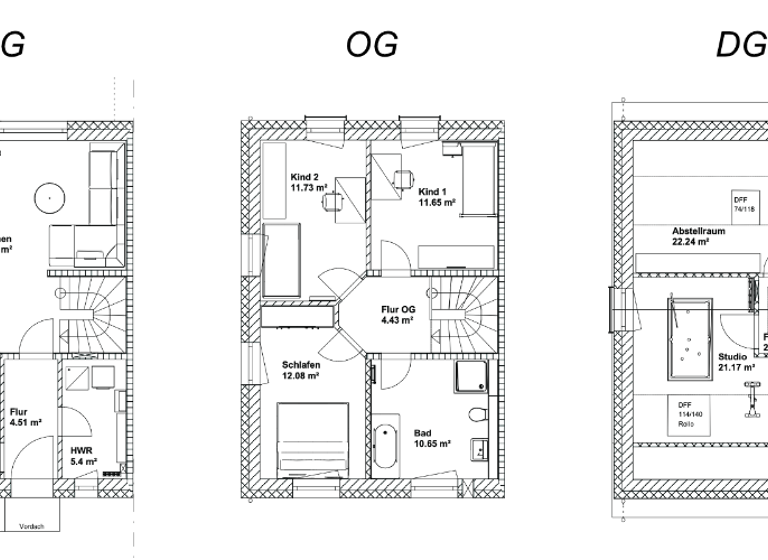 Reihenendhaus zum Kauf - Erstbezug 519.200 € 5 Zimmer 150 m² 364 m² Grundstück Vieselbach Erfurt 99098