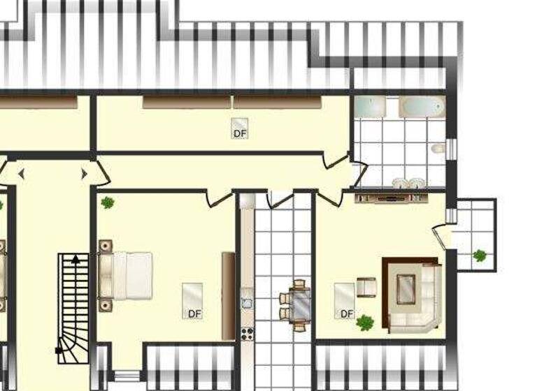 Wohnung zur Miete 873 € 2 Zimmer 87,3 m² 1. Geschoss frei ab sofort Heinrich-Schütz-Str. 10 Niederschelden Siegen / Eiserfeld 57080