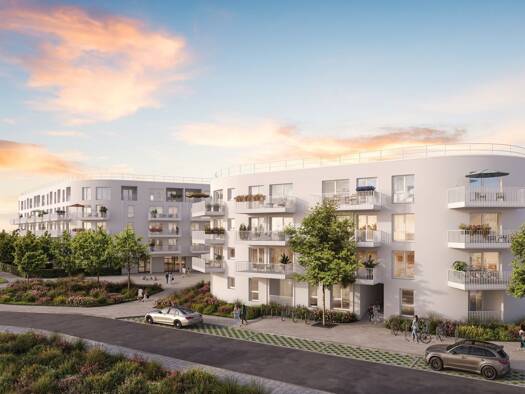 Wohnung zum Kauf - Erstbezug provisionsfrei 419.900 € 2 Zimmer 54,7 m² 2. Geschoss Königsbrunner Straße Haunstetten Haunstetten - Siebenbrunn 86179