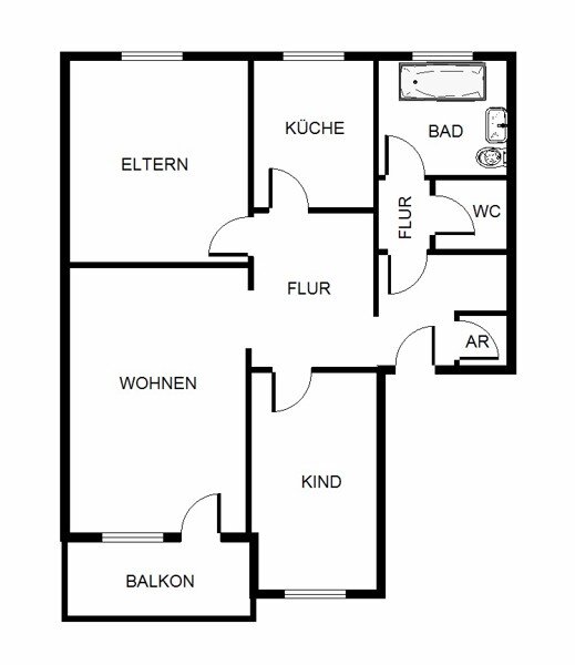 Wohnung zur Miete 589 € 3,5 Zimmer 75,9 m²<br/>Wohnfläche 14.12.2024<br/>Verfügbarkeit Humboldtstr. 12 Ückendorf Gelsenkirchen 45886