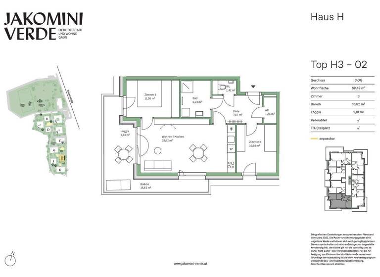 Wohnung zum Kauf provisionsfrei 360.000 € 3 Zimmer 68,5 m² Jakomini Graz 8010