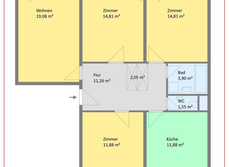 Wohnung zum Kauf 416.000 € 4 Zimmer 93 m² 2. Geschoss Pfronten 87459