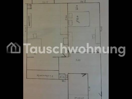 Wohnung zur Miete Tauschwohnung 460 € 2 Zimmer 48 m² 3. Geschoss Hansaviertel Rostock 18057