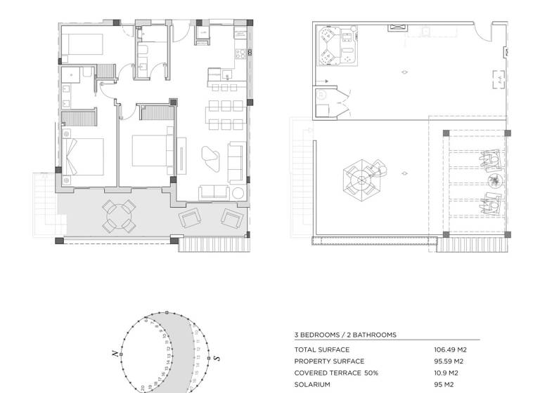 Penthouse zum Kauf - Erstbezug provisionsfrei 396.000 € 4 Zimmer 106 m² 1. Geschoss Quesada 03170