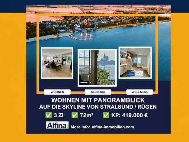 Penthouse zum Kauf provisionsfrei als Kapitalanlage geeignet 3 Zimmer 72 m² Altefähr Altefähr 18573