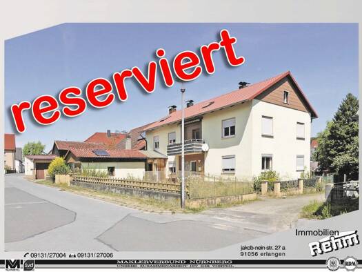 Einfamilienhaus zum Kauf 235.000 € 11 Zimmer 296 m² 1.200 m² Grundstück Lauf Zapfendorf 96199