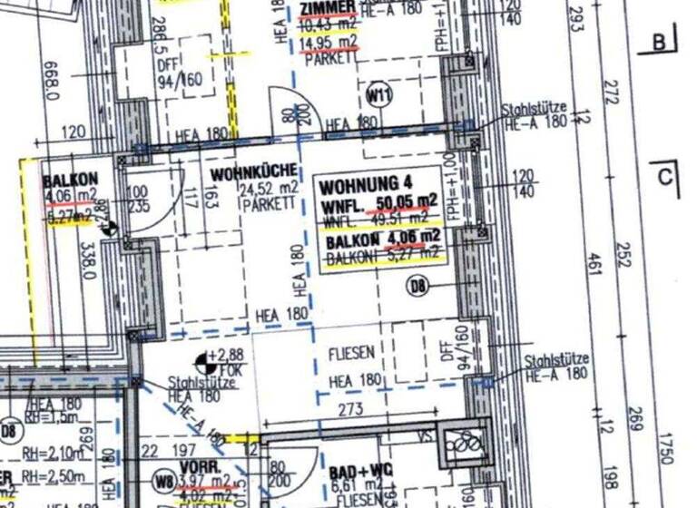 Studio zur Miete 920 € 1 Zimmer 50 m² 1. Geschoss Oberlaaer Str 85 Wien 1100