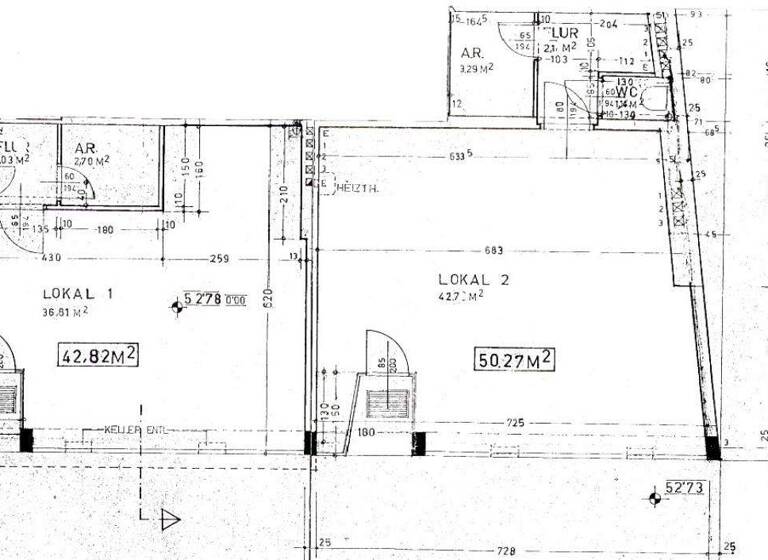 Verkaufsfläche zur Miete provisionsfrei 2 Zimmer Wien 1140