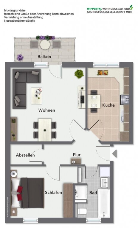 Wohnung zur Miete 345 € 2 Zimmer 59,5 m²<br/>Wohnfläche EG<br/>Geschoss 15.01.2025<br/>Verfügbarkeit Borntalstraße 27 Sondershausen Sondershausen 99706