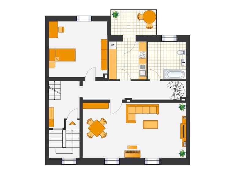 Maisonette zum Kauf provisionsfrei 270.000 € 4 Zimmer 127 m²<br/>Wohnfläche 2.<br/>Geschoss Oppum Krefeld 47809
