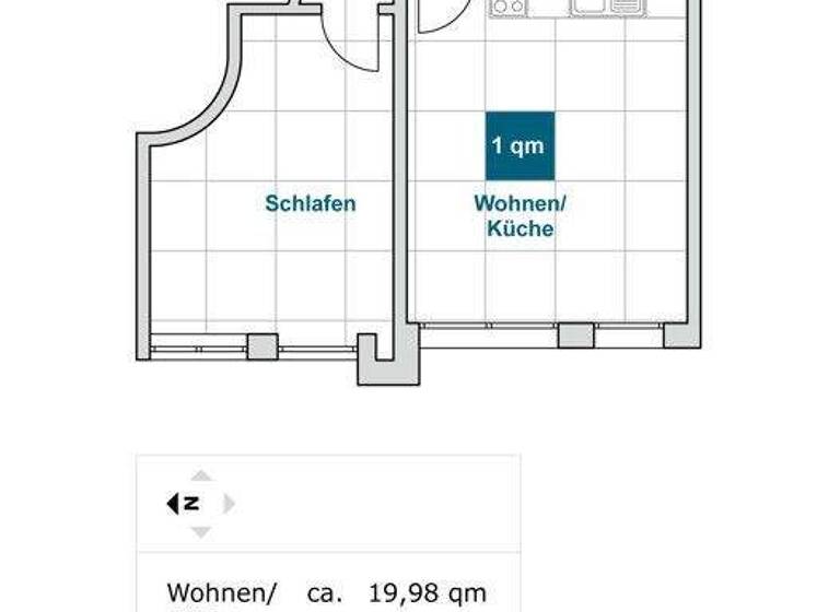 Wohnung zur Miete 352 € 2 Zimmer 41,5 m² 1. Geschoss frei ab 22.03.2026 Bergmannstr. 41 Striesen-West Dresden 01309