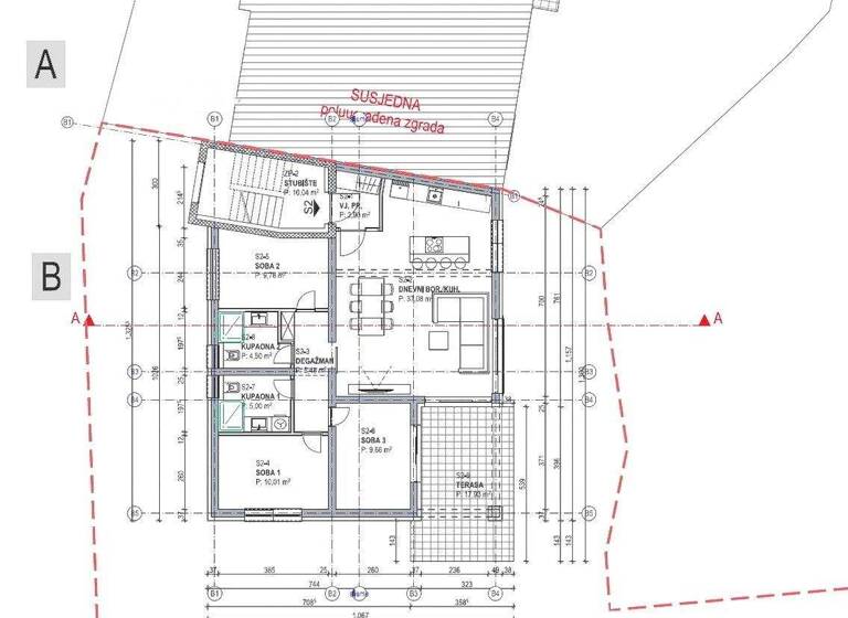 Wohnung zum Kauf 394.500 € 3 Zimmer 105 m² 1. Geschoss Dobrinj 51514
