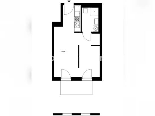 Wohnung zur Miete nur mit Wohnberechtigungsschein Tauschwohnung 300 € 1 Zimmer 36 m² EG Lichtenberg Lichtenberg 10317