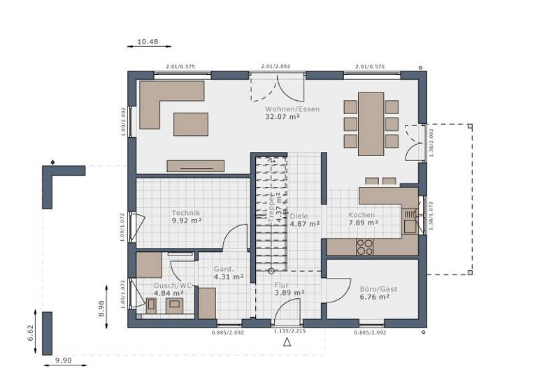 Einfamilienhaus zum Kauf provisionsfrei 570.000 € 5 Zimmer 157 m² 575 m² Grundstück Laubenheim 55452