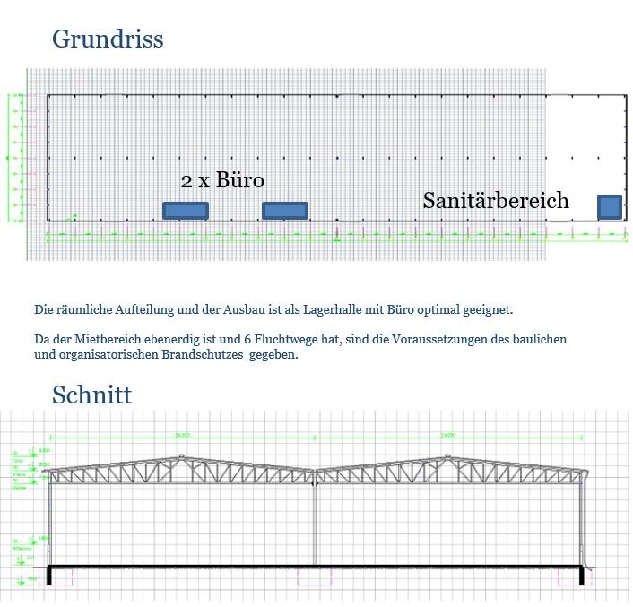 Lagerhalle zum Kauf 1.200.000 € 6.336 m²<br/>Lagerfläche Markendorf Frankfurt (Oder) 15236