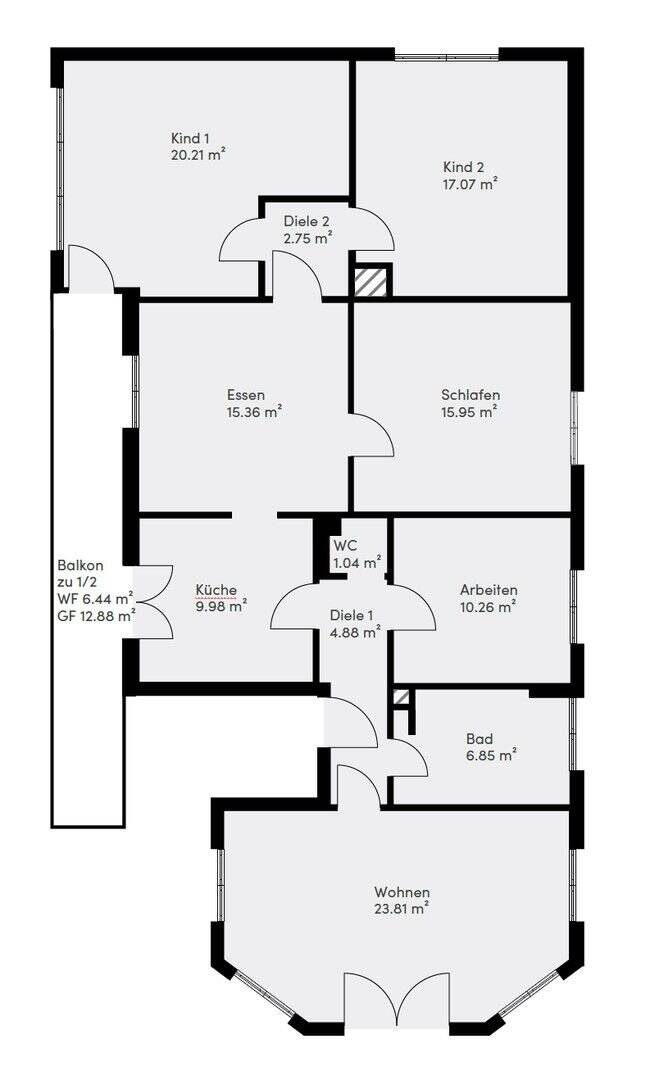 Wohnung zum Kauf provisionsfrei 839.000 € 6 Zimmer 135 m²<br/>Wohnfläche 1.<br/>Geschoss Dachau Dachau 85221