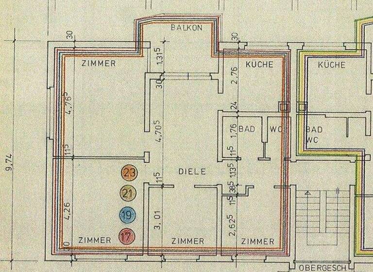 Wohnung zum Kauf 225.000 € 4 Zimmer 85 m² 2. Geschoss frei ab sofort Ziegelackerweg 3 Herten Rheinfelden (Baden) 79618