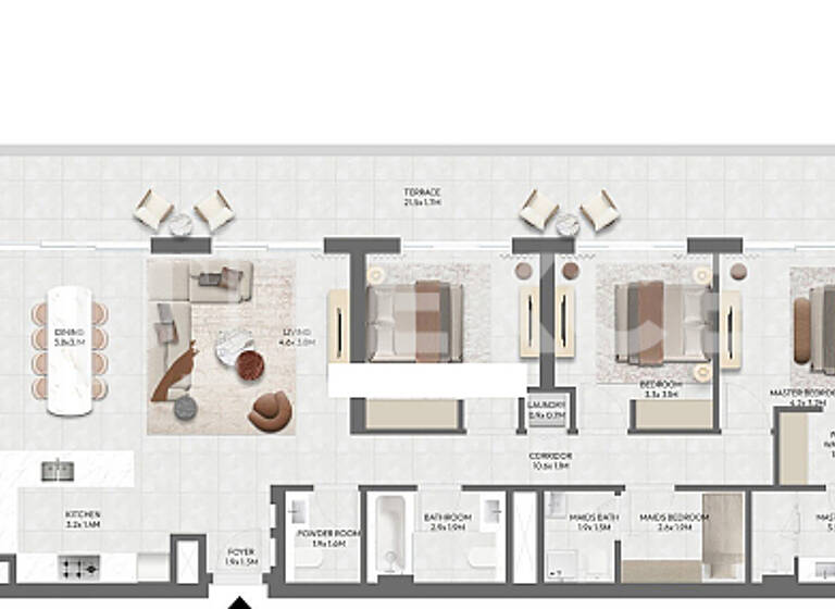 Studio zum Kauf 824.000 € 4 Zimmer 175 m² EG Dubai