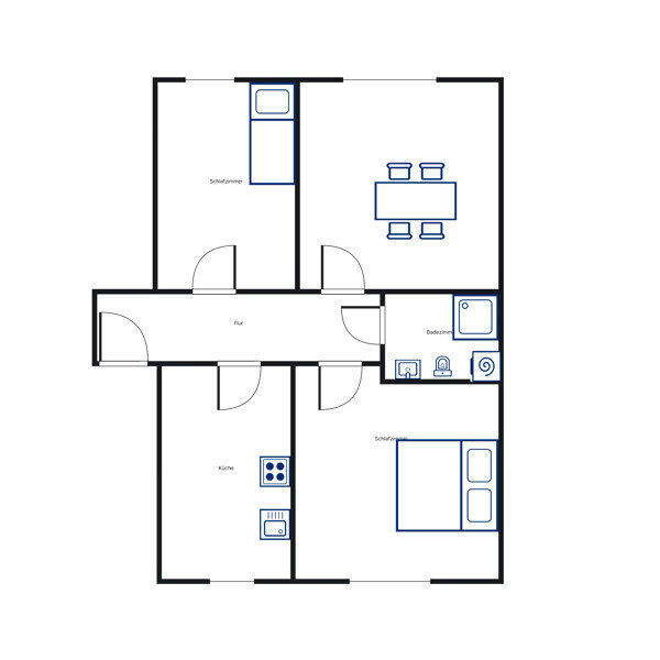 Wohnung zur Miete 526 € 3 Zimmer 59,8 m²<br/>Wohnfläche 29.01.2025<br/>Verfügbarkeit Blumenäckerweg 8 B Drei Brücken Kassel 34128