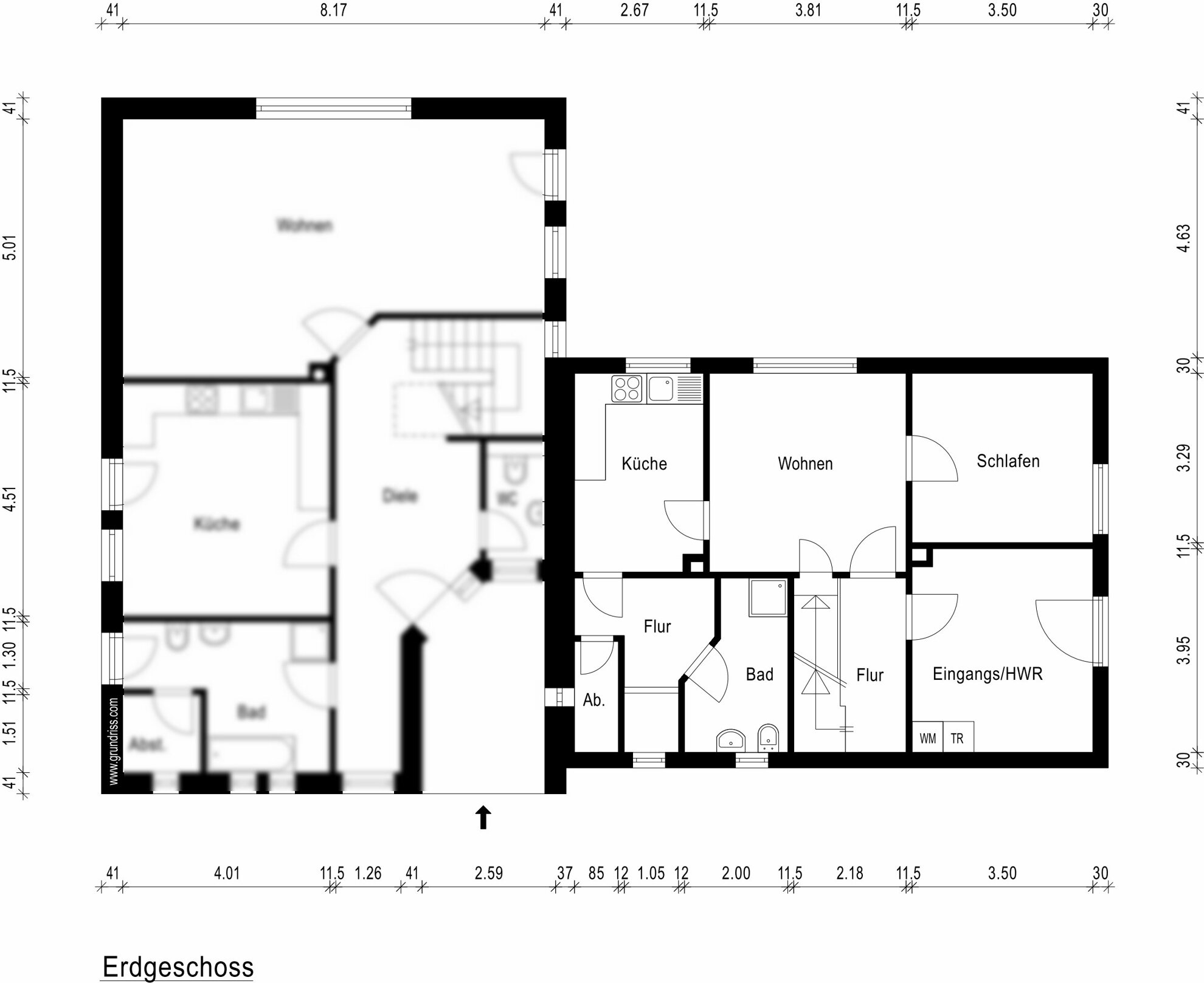 Mehrfamilienhaus zum Kauf 169.000 € 4 Zimmer 95,2 m²<br/>Wohnfläche 301 m²<br/>Grundstück Lengenermoor Apen / Augustfehn 26689