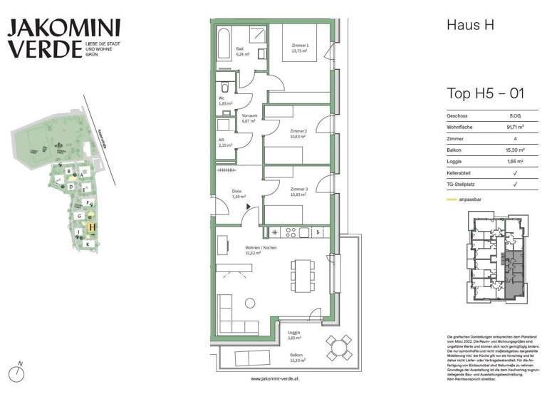 Wohnung zum Kauf provisionsfrei 473.000 € 4 Zimmer 91,7 m² Jakomini Graz 8010