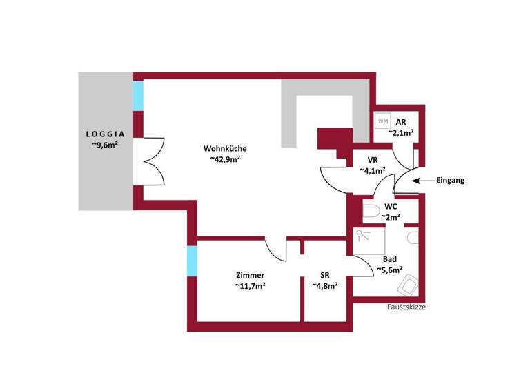 Wohnung zum Kauf 449.000 € 2 Zimmer 73 m² Oberwaltersdorf 2522