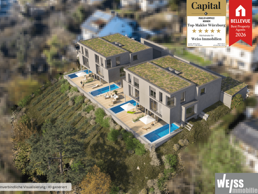 Doppelhaushälfte zum Kauf provisionsfrei 2.557.000 € 4 Zimmer 211 m² 400 m² Grundstück Höchberg 97204