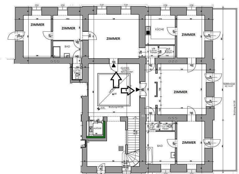 Wohnung zur Miete 1.959 € 5 Zimmer EG Bad Vöslau 2540