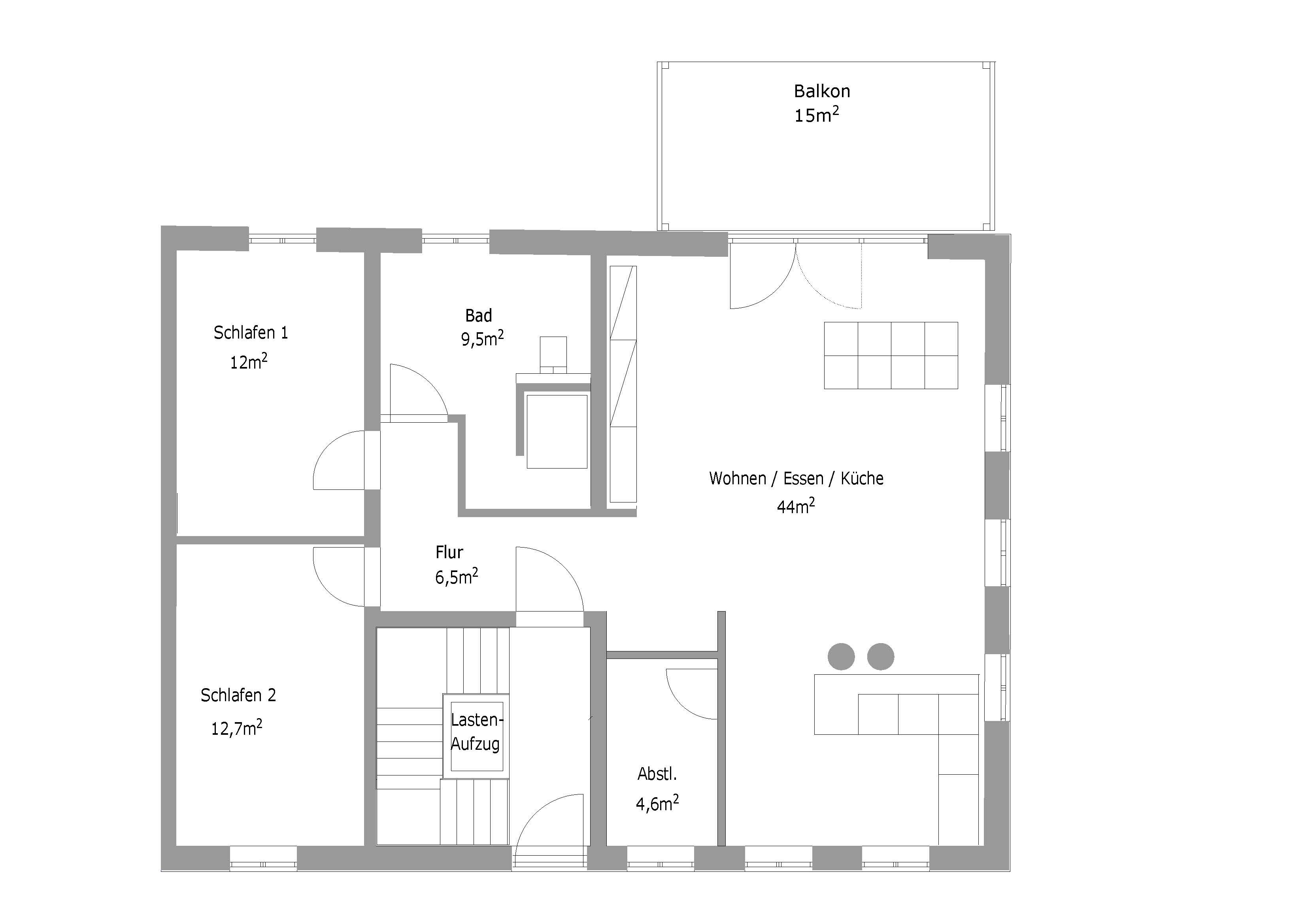 Wohnung zur Miete 1.148 € 3 Zimmer 95 m²<br/>Wohnfläche EG<br/>Geschoss Farschweiler 54317