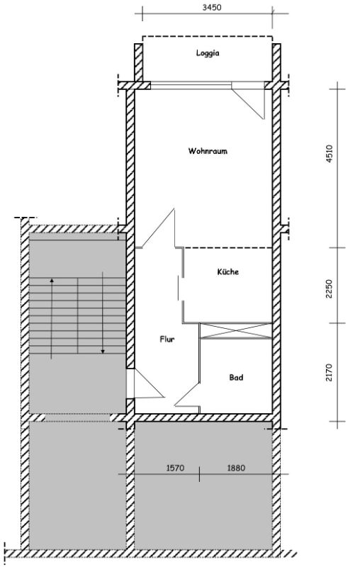 Wohnung zur Miete 212 € 1 Zimmer 31,6 m²<br/>Wohnfläche EG<br/>Geschoss Julius-Leber-Ring 3 Roter Berg Erfurt 99087