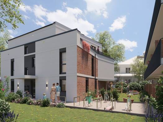 Wohnung zum Kauf - Erstbezug 401.300 € 2 Zimmer 61,8 m² EG Holsteiner Chaussee 196 Schnelsen Hamburg 22457