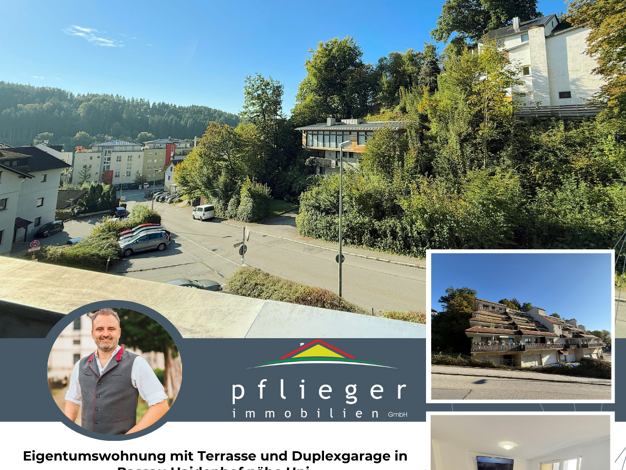 Terrassenwohnung zum Kauf 115.000 € 1,5 Zimmer 43 m² 2. Geschoss Haidenhof-Süd Passau 94036