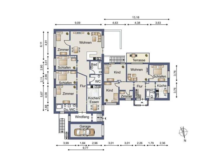Mehrfamilienhaus zum Kauf provisionsfrei als Kapitalanlage geeignet 517.000 € 21 Zimmer 547,9 m² 1.610 m² Grundstück Reinsbek Pronstorf / Reinsbek 23820