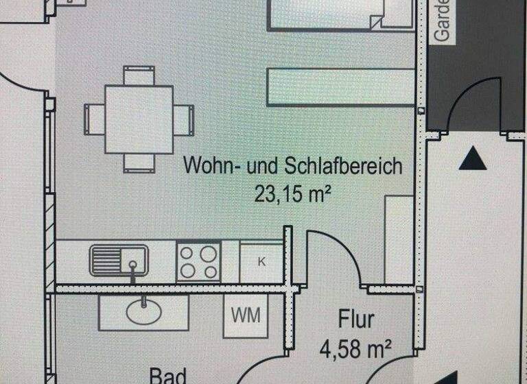 Studio zur Miete 340 € 1 Zimmer 36 m² EG Clausthal-Zellerfeld 38678