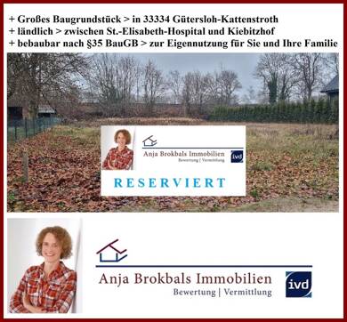 Grundstück zum Kauf provisionsfrei 359.000 € 1.889 m² Grundstück Gütersloh Gütersloh 33334