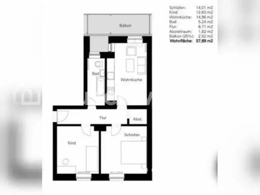 Wohnung zur Miete Tauschwohnung 450 € 2 Zimmer 58 m² 2. Geschoss Berg am Laim München 81671