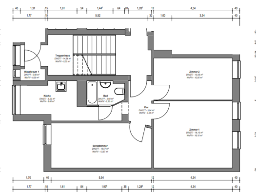 WG-Zimmer zur Miete 476 € 1 Zimmer 56 m² Geschoss 2/3 frei ab 01.05.2026 Eduardstraße 36 Innenstadt Dessau-Roßlau 06844