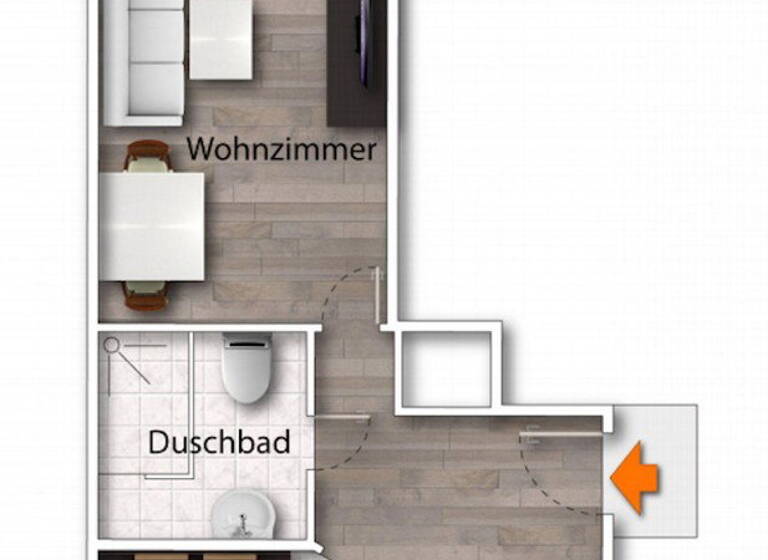 Wohnung zur Miete 800 € 2 Zimmer 56 m² Feldbergstraße 8 Humboldt-Gremberg Köln 51105