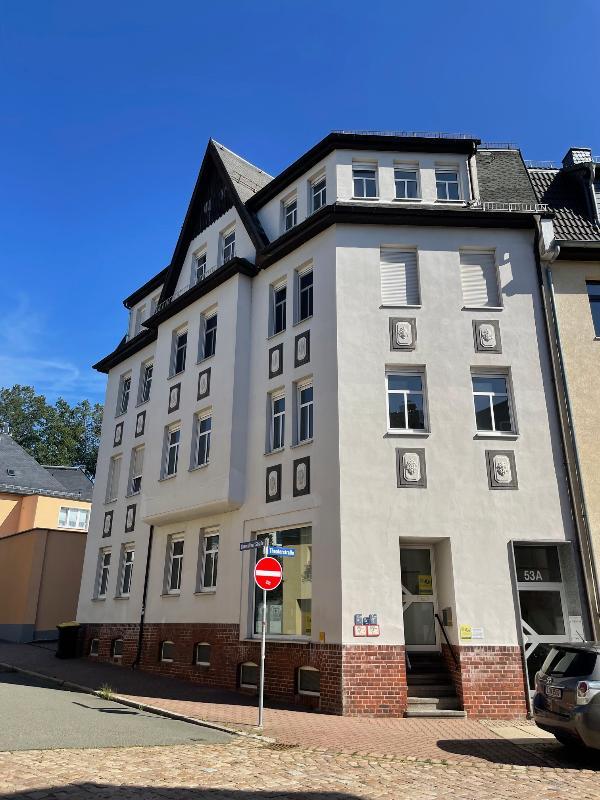 Wohnung zur Miete 260 € 2 Zimmer 44,9 m²<br/>Wohnfläche Theaterstraße 53a Glauchau Glauchau 08371