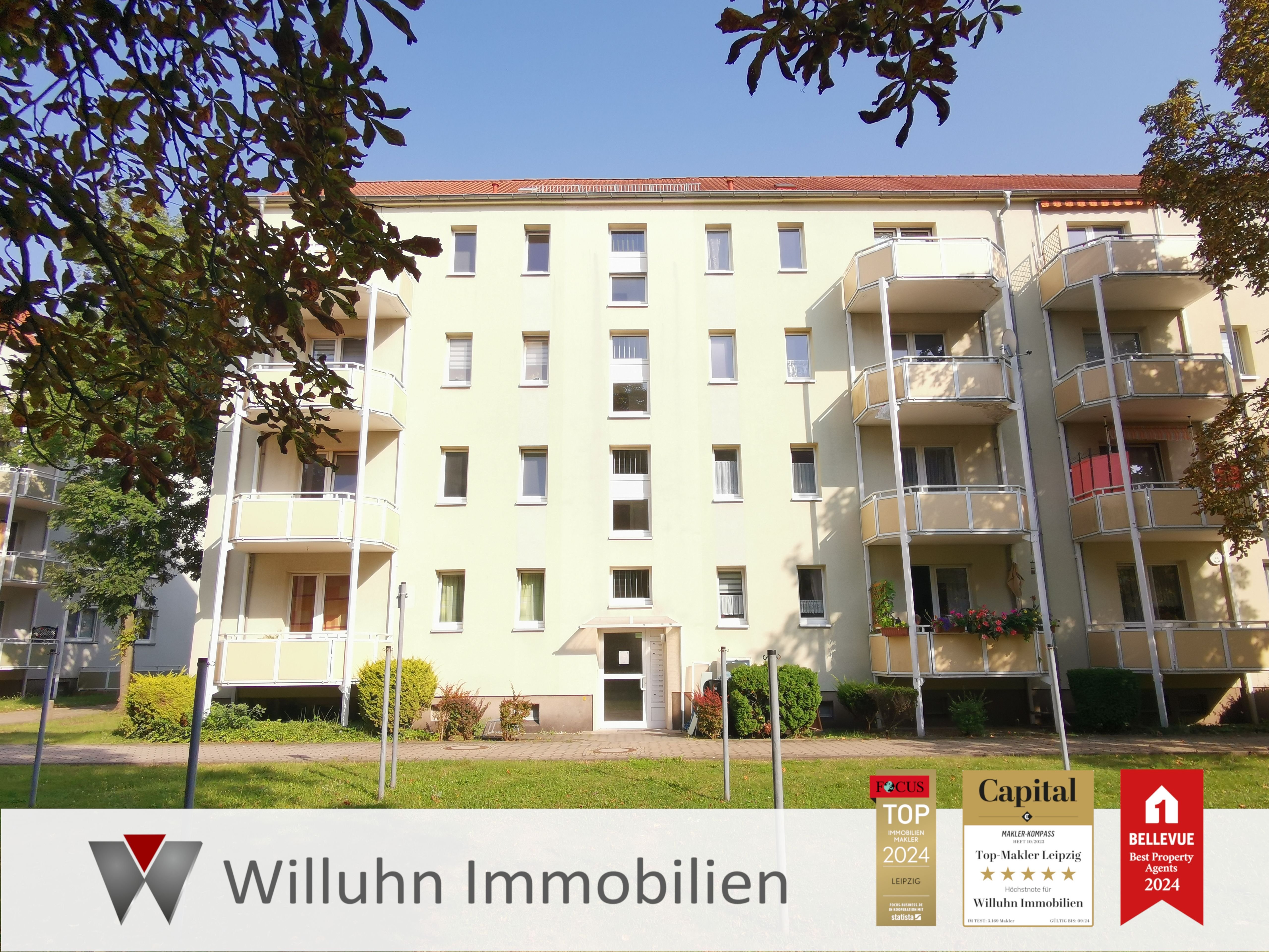 Wohnung zur Miete 312 € 2 Zimmer 48 m²<br/>Wohnfläche Förderstraße 11 Merseburg Merseburg (Saale) 06217