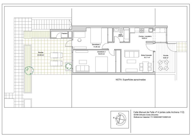 Terrassenwohnung zum Kauf 225.000 € 2 Zimmer 87 m² frei ab sofort Orihuela Costa 03189