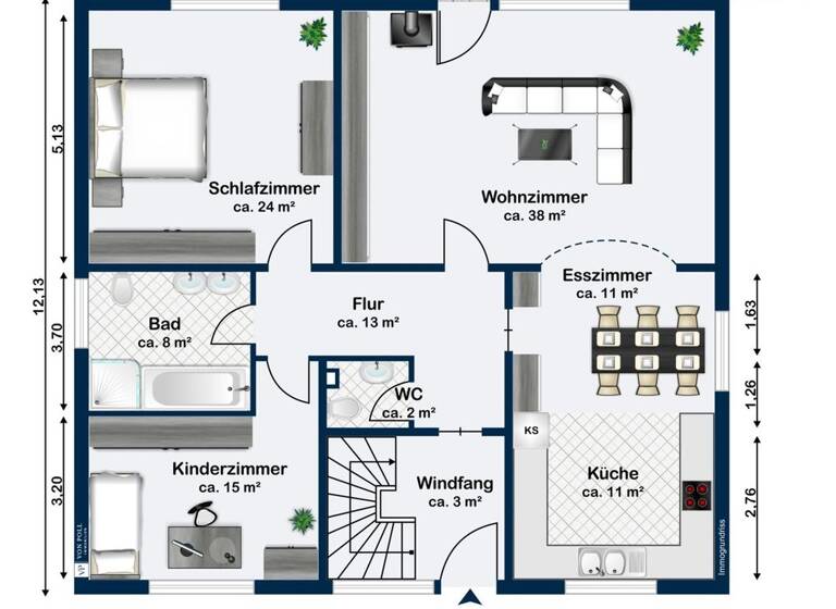 Mehrfamilienhaus zum Kauf 465.000 € 6,5 Zimmer 223,2 m² 972 m² Grundstück Bouderath Nettersheim 53947